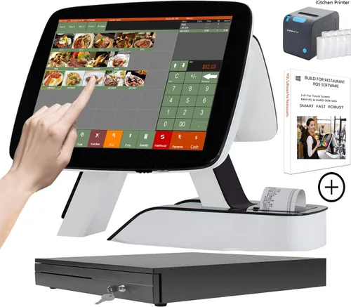 Vista 9 de Touch POS System Caja registradora con impresora incorporada Software de punto de venta para restaurantes y bar SET01