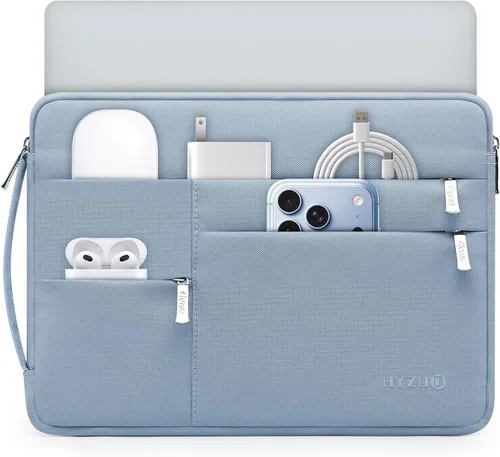 Vista 17 de HYZUO Funda para portátil de 14-15 pulgadas para MacBook Air 15 M5, color Arena