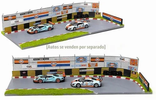 Vista 2 de American Diorama Diorama de petróleo del golfo con calcomanías para modelos a escala 1/64 76533
