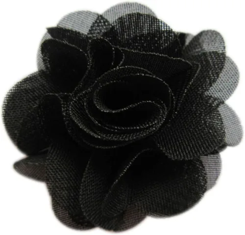 Vista 35 de YYCRAFT Paquete de 30 diademas de flores de gasa de 2 pulgadas, color rosa bebé