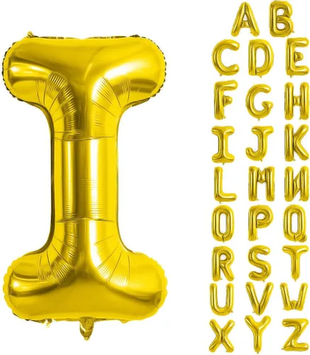 Vista 48 de Globos de letras azules de 40 pulgadas, globo grande del alfabeto de aluminio de Mylar para decoración de cumpleaños, boda, aniversario, graduación