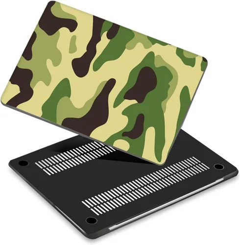 Vista 12 de Funda rígida ligera compatible con MacBook Pro de 13 pulgadas CD-ROM (2008-2012) modelo A1278, funda rígida protectora de plástico