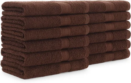 Vista 30 de Arkwright True Color - Paños de lavado suaves, 100% algodón, paquete de 12 unidades, ligeros, 475 GSM, absorbentes y de secado rápido para cara