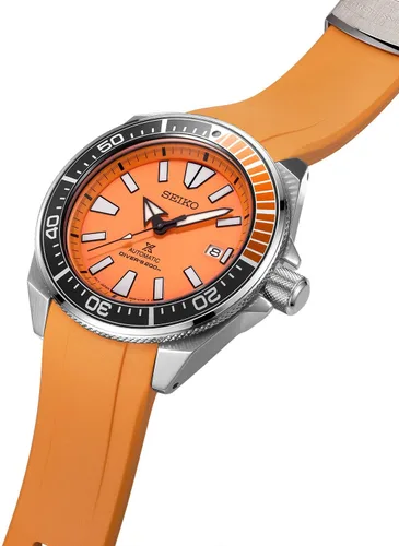 Vista 2 de Crafter Blue CB09 - Correa de goma de repuesto para reloj Seiko Samurai Prospex automático de buceo SRPB51, SRPB09, SRPB53, SBDY007, SBDY009