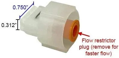 Vista 3 de ESI Aplicador de punta de fieltro 0.750" x 0.312" con botella para dispensar líquidos. Múltiples opciones de flujo. Aplica materiales como