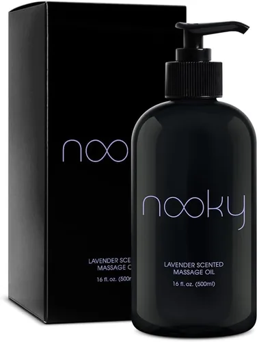 Vista 8 de Aceite de masaje de coco Nooky con aceite de coco fraccionado para masajear 16 onzas Hydrating Non-Greasy Body Oil with Fractionated Coconut Oil