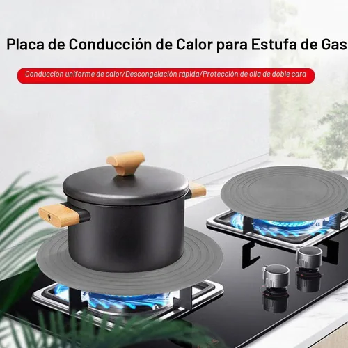 Vista 3 de Difusor de calor de 9.4 pulgadas para estufa de gas, placa difusora