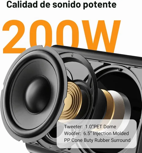 Vista 6 de STUDIOFINIX Altavoces Bluetooth de 6.5 pulgadas para interiores y exteriores, impermeables, con cable, para montaje en pared, altavoces activos