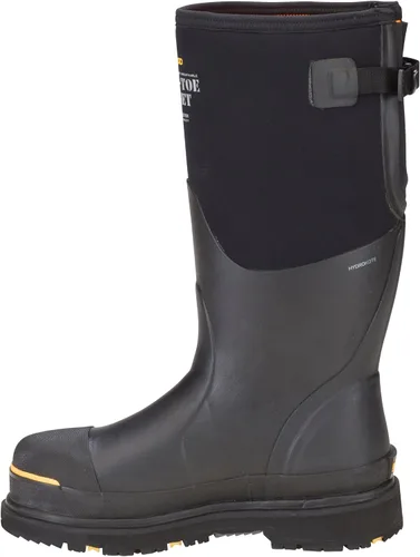 Vista 4 de Dryshod Botas de seguridad para hombre con puntera de acero y refuerzo antideslizante Impermeables Goma Negro