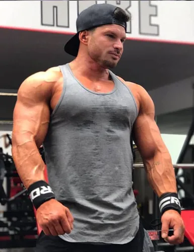 Vista 3 de Babioboa Paquete de 3 camisetas sin mangas de entrenamiento para hombre atléticas para gimnasio culturismo músculo
