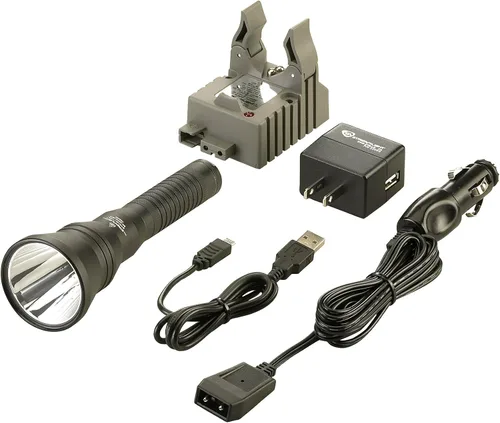Vista 3 de Streamlight 74501 Strion HPL - Linterna compacta recargable de 615 lúmenes con cargador y soporte de 120 V AC/12 V DC, color negro Linterna