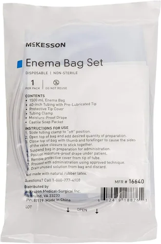Vista 5 de Bolsa Emema W/Jabón 1500Cc