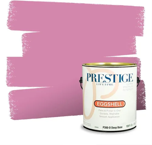 Vista 725 de Prestige Paints Pintura exterior e imprimación en uno, 1 galón, plano, coincidencia comparable de Valspar* Amber Rose*