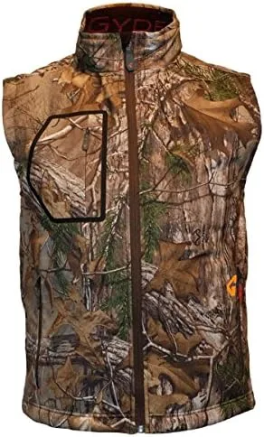 Vista 5 de Gerbing Gyde Torrid - Chaleco térmico para hombre, chaleco Softshell con batería de 7 V con sistema de calefacción Tri-Zone, camuflaje de caza