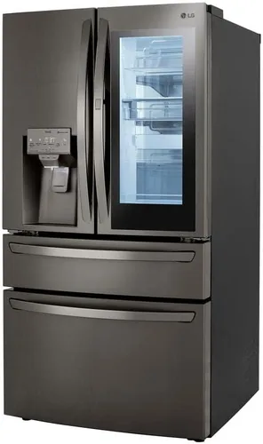Vista 3 de Refrigerador inteligente de 23 pies cúbicos con Wi-Fi, InstaView™ Puerta-en-Puerta®, profundidad contadora y máquina de hielo Craft Ice™ de LG