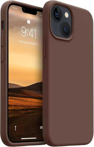 Vista 18 de AOTESIER Funda magnética para iPhone 13 Mini, compatible con MagSafe, protección militar a prueba de golpes, funda de silicona con forro