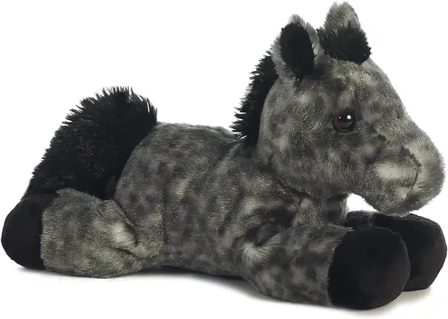 Vista 2 de Aurora World Mini Flopsie - Caballos de peluche Paquete de 8 Prancer and Storm