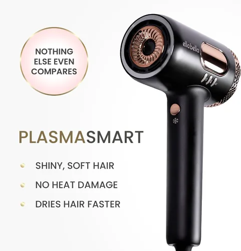 Vista 5 de ELLA BELLA® Secador de pelo profesional de plasma inteligente con difusor • Tecnología avanzada de plasma Secador de soplado • Control inteligente