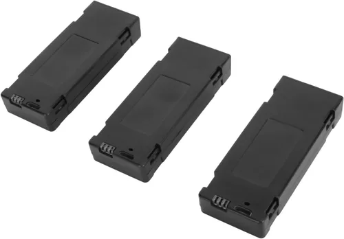 Vista 2 de Baterías de litio, 3 unids Dron Baterías 1800MAH 3.7V Recargable Quadcopter Drone Batería para E88 E88Pro E100 E99 K3 K6 E89 P1 P4 P5