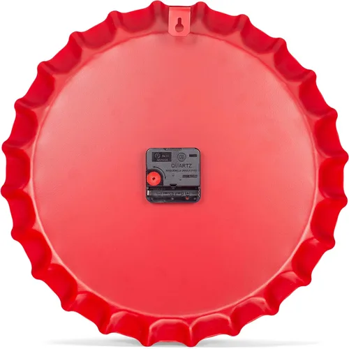 Vista 4 de Reloj de pared con tapa de botella de Coca Cola de 15 pulgadas