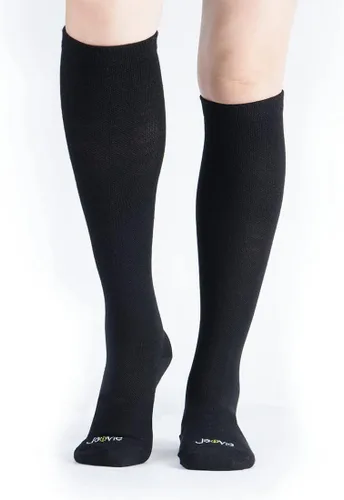 Vista 2 de JAVIE - Calcetines de compresión graduados de 80 % lana merino ultra suaves de 15 a 20 mmHg para mujeres y hombres