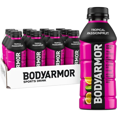 Vista 15 de BODYARMOR - Bebida deportiva, baya negra, sabores naturales con vitaminas, electrolitos ricos en potasio, perfecta para deportistas, 16 onzas