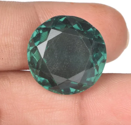 Vista 5 de GEMHUB 16.00 Ct Amatista verde brasileña Forma redonda Amatista verde, amatista verde Piedra preciosa suelta para joyería BL-959, Gema, Amatista