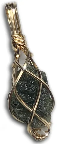 Vista 19 de 66 necklace pendant gemstones choose from moldavite, citrine, or herkimer diamond
