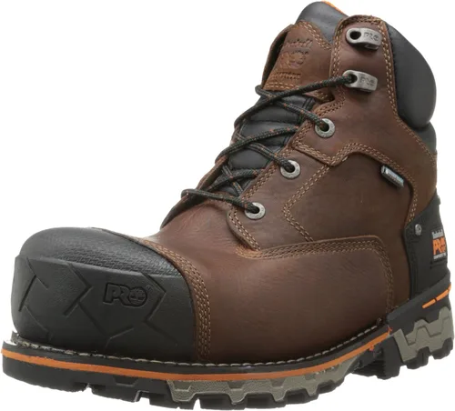 Vista 11 de Timberland PRO Botas de trabajo industriales para hombre de 6.0 pulgadas, Boondock, con puntera de composite, impermeables y aisladas