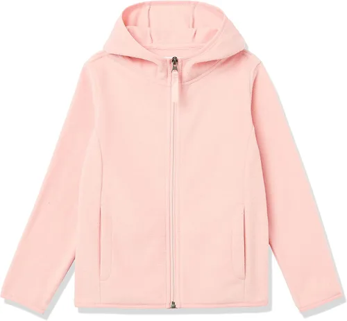 Vista 6 de Amazon Essentials Chaqueta ligera con capucha y forro polar para niñas y niños pequeños, con cremallera completa Azul Marino