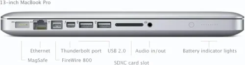 Vista 4 de Apple MacBook Pro MC700LL/A de 13 pulgadas (4 GB de RAM, 320 GB HD, macOS 10.13) - 1 paquete (renovado)