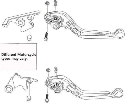 Vista 4 de Motorcycle Clutch Grip Set For BMW F650GS F 650GS 2000 2001 2002 2003 2004 2005 F 650 GS Motorcycle CNC Brake Clutch Lever+22MM Handle Grips
