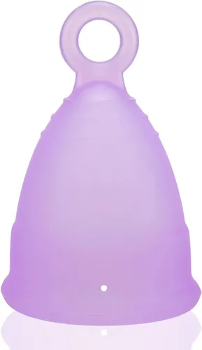 Vista 9 de Copas menstruales reutilizables, 12 horas de protección sin fugas, copas de silicona suave de grado médico, aptas para principiantes