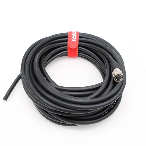 Vista 5 de Hirose de ángulo recto 12Pin hembra HR10A-10P-12S a Leadwires Cable de E/S para cámara Basler Aviator GigE (1M)