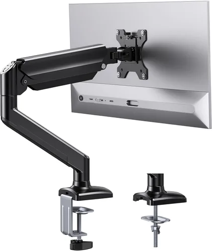 Vista 14 de ErGear Brazo de monitor doble, soporte de monitor ajustable completo para pantallas de 13 a 32 pulgadas, soporte de monitor de computadora