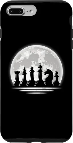 Vista 12 de Chess Design - Chess Figures Full Moon - Chess Case for iPhone 17