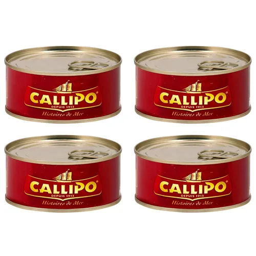 Vista 2 de Atún italiano enlatado en aceite de oliva Callipo 5.6 onzas (paquete de 4)