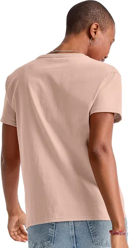 Vista 3 de Hanes Paquete de camisetas de gran tamaño Essentials para mujer, camiseta de algodón para mujer, ajuste relajado, paquete de 3