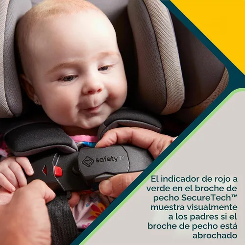 Vista 3 de Safety 1st EverSlim - Asiento de automóvil convertible 4 en 1, clip de pecho SecureTech, ultra delgado, 4 modos de bebé a refuerzo, asiento