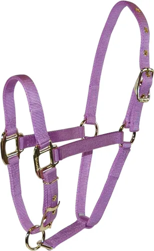 Vista 16 de Hamilton Deluxe - Caballo ajustable, 100-200 libras, color negro Premium Quality 3/4" Triple Ply Nylon, Foal/Mini Horse, Adjustable Chin Strap