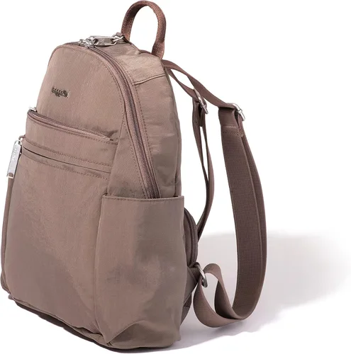 Vista 2 de Baggallini Securtex - Mochila antirrobo para vacaciones, Portobello