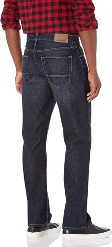 Vista 2 de Nautica Traditional Collection - Pantalón de mezclilla para hombre, ajuste relajado.