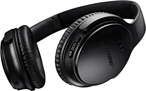 Vista 3 de Bose QuietComfort 35 - Auriculares inalámbricos (reacondicionado certificado) auriculares solamente Negro