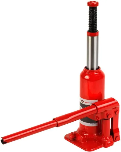 Vista 7 de AFF Super Duty Gato hidráulico de botella de 4 toneladas, manual, cilindro soldado, construcción de acero de alta calidad, base forjada y soldada