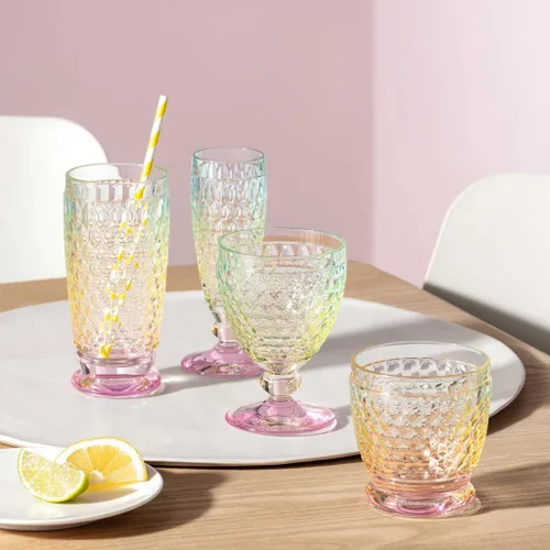 Vista 4 de Villeroy & Boch Boston Pearl - Vaso de cristal para bebidas frías y calientes, 11 onzas, fabricado en Alemania, apto para lavavajillas