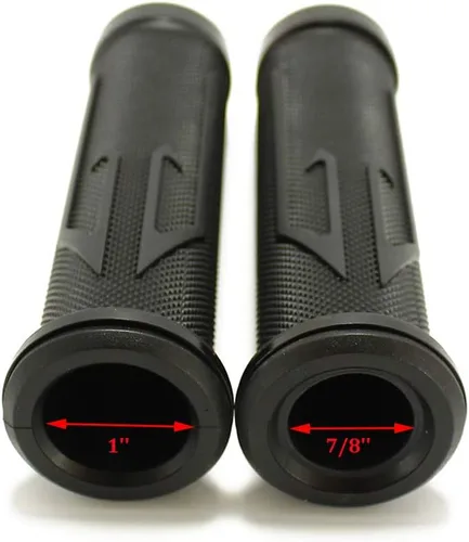 Vista 5 de Black Motorcycle 7/8" Hand Grips Handle BAR Gel for Yamaha YZF 600 R1 R1M R6 R6S(Red)