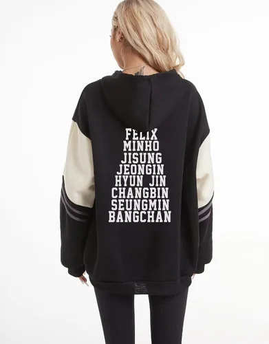 Vista 2 de JUNG KOOK SKZ - Sudadera con capucha Felix Hyunjin Bangchan, nuevo álbum, estrella de concierto, suéter de soporte, camisa Skz Merch para mujer