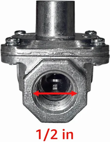 Vista 7 de Regulador de presión de gas natural de 1/2 pulgada con 2 accesorios