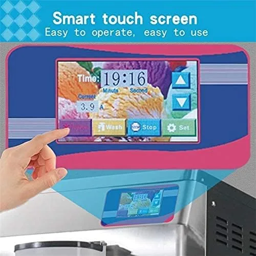 Vista 2 de Kolice Certificado ETL comercial máquina de helado duro, helado duro helado que hace la máquina, máquina de hielo italiano, fabricante de helado