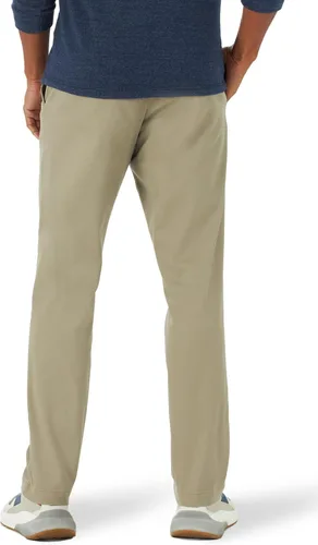 Vista 3 de Lee Men's Extreme Motion Flat Front Relaxed Taper Pant